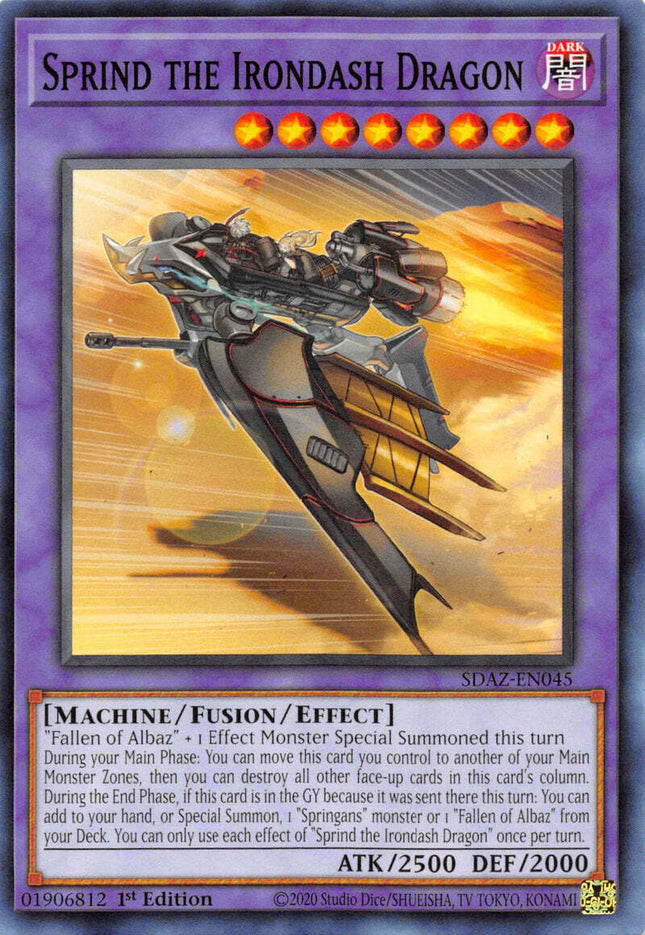 SDAZ-045 · Sprind il Drago Ferrocorsa / Sprind the Irondash Dragon (ENG)
