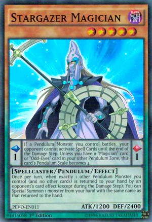 PEVO-011 · Mago Mirastelle / Stargazer Magician SR (ITA)