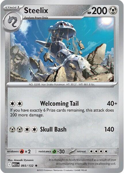 MEG-093 · Steelix RH (Holo Rare | 093/132) (ITA)