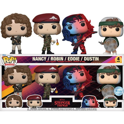 Stranger Things - 4-Pack Vinyl Figure Set 9 cm