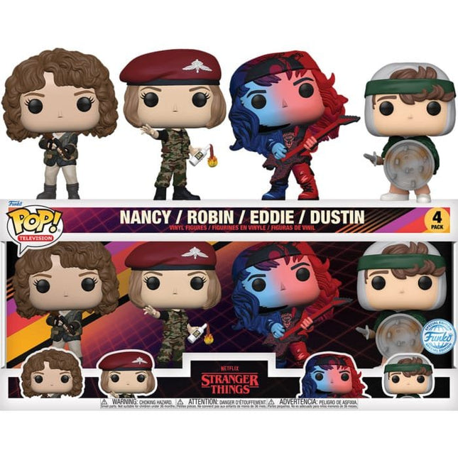 Stranger Things - 4-Pack Vinyl Figure Set 9 cm
