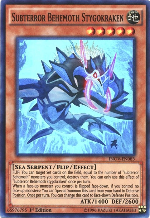 INOV-083 · Behemoth Subterrore Stygokraken / Subterror Behemoth Stygokraken SR (ITA)
