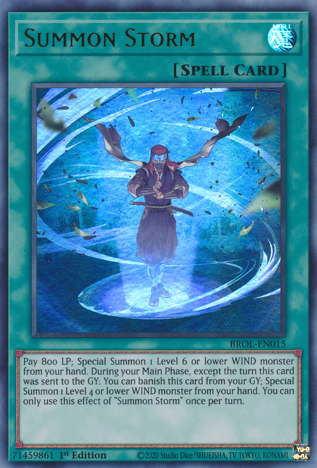 BROL-015 · Evoca Tempesta / Summon Storm UR (ITA)