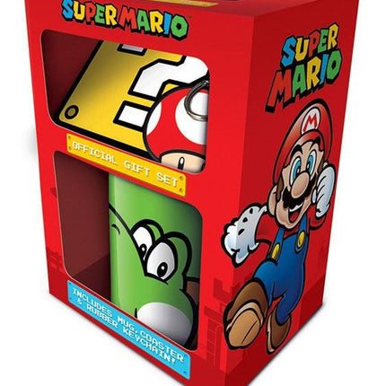 Super Mario - Gift Box Yoshi Mug & Keychain