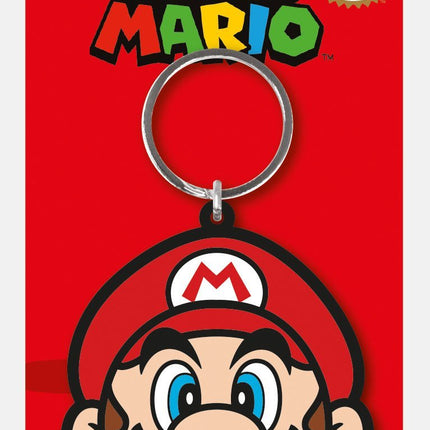 Super Mario - Portachiavi in gomma Mario 6 cm