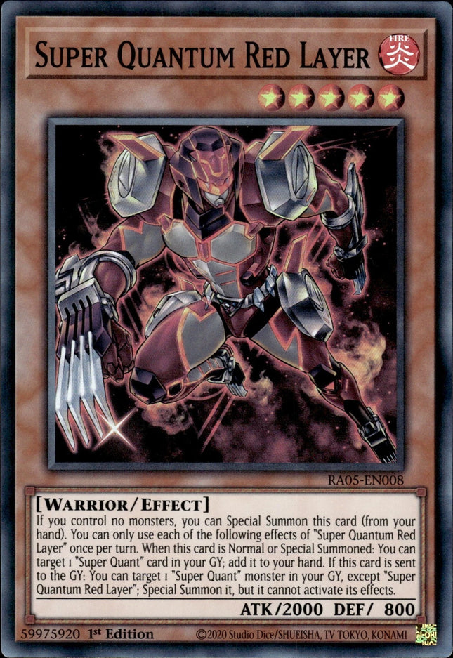 RA05-008sr · Super Quantum Strato Rosso / Super Quantum Red Layer SR (ITA)