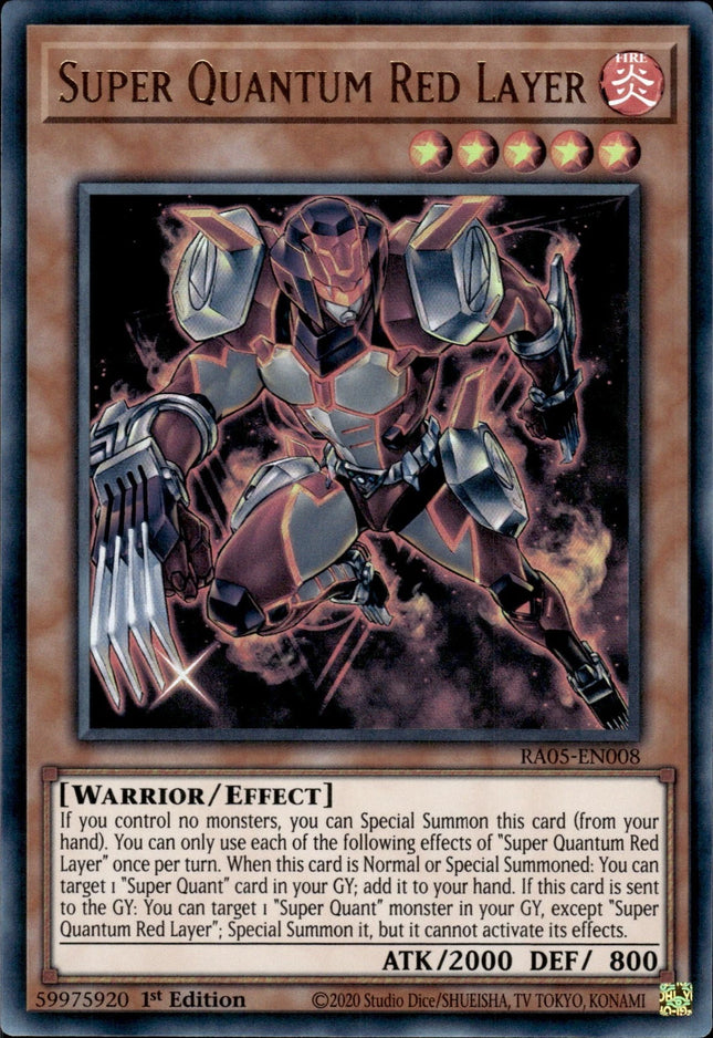 RA05-008ur · Super Quantum Strato Rosso / Super Quantum Red Layer UR (ITA)