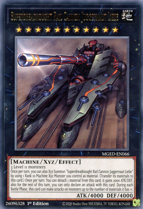 MGED-066 · Cannone Ferroviario Supercorazzato Juggernaut Liebe / Superdreadnought Rail Cannon Juggernaut Liebe R (ITA)