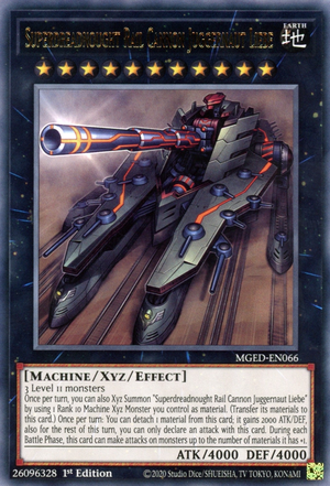 MGED-066 · Cannone Ferroviario Supercorazzato Juggernaut Liebe / Superdreadnought Rail Cannon Juggernaut Liebe R (ITA)