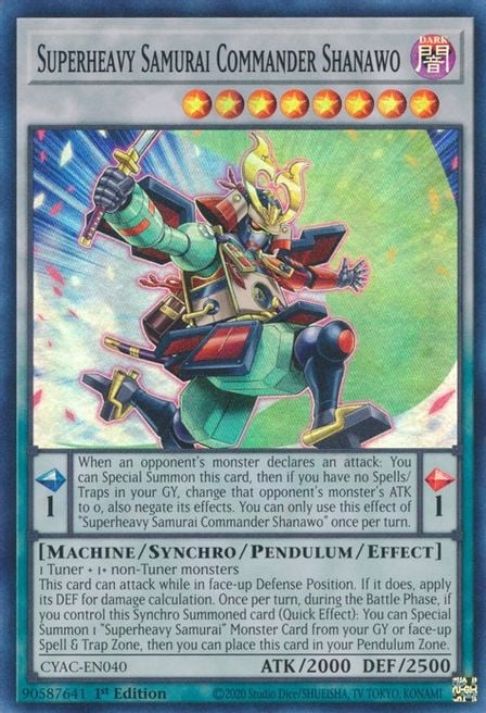 CYAC-040 · Superheavy Samurai Commander Shanawo SR (ENG)