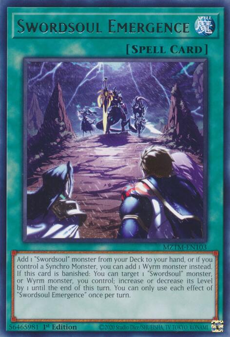 MZTM-103 · Comparsa Spadanima / Swordsoul Emergence R (ITA)