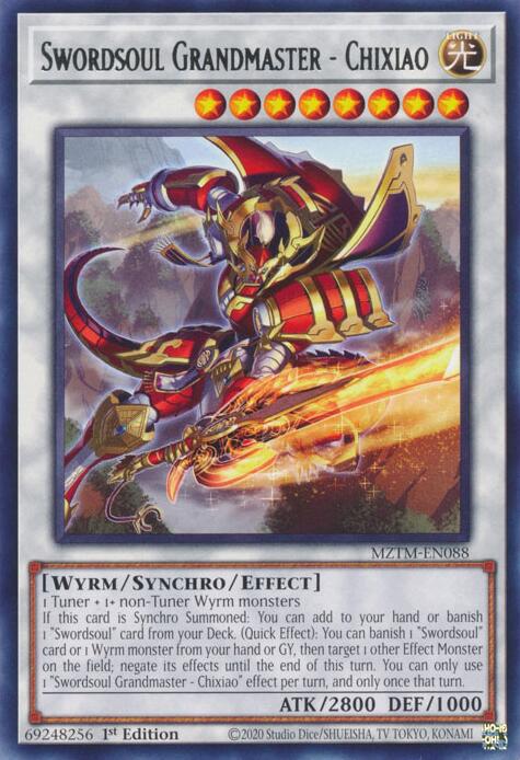 MZTM-088 · Granmaestro Spadanima - Chixiao / Swordsoul Grandmaster - Chixiao R (ITA)