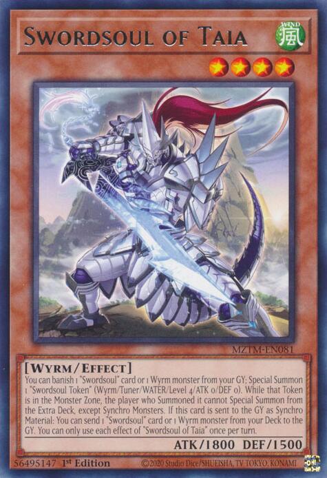 MZTM-081 · Spadanima di Taia / Swordsoul of Taia R (ITA)