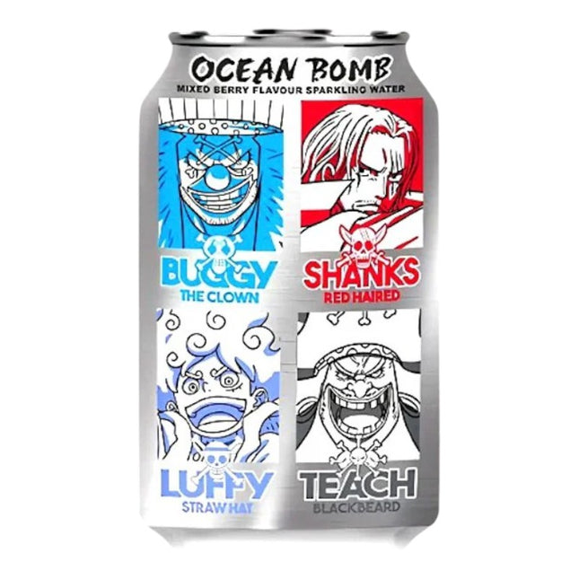 One Piece 4 Imperatori Ocean Bomb Frutti di Bosco 330ml