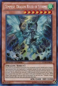 CT10-004sec · Tempest, Drago Sovrano delle Tempeste / Tempest, Dragon Ruler of Storms SCR (ITA)