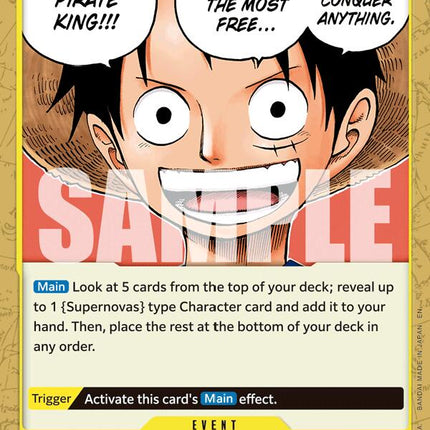 OP13-116 · The One Who Is the Most Free Is the Pirate King!!!