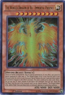 MIL1-001 · Drago Alato di Ra - Fenice della Divinità Egizia / The Winged Dragon of Ra - Immortal Phoenix UR (ITA)