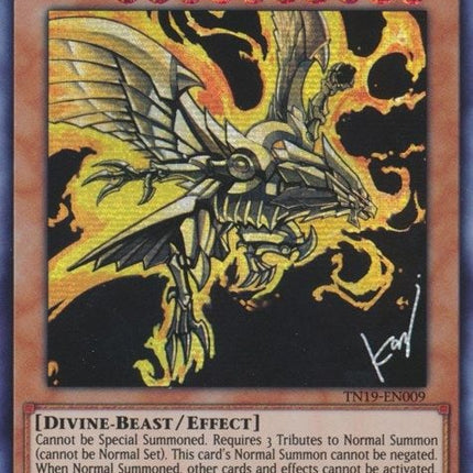 TN19-009sec · Drago Alato di Ra / The Winged Dragon of Ra SCR (ITA)