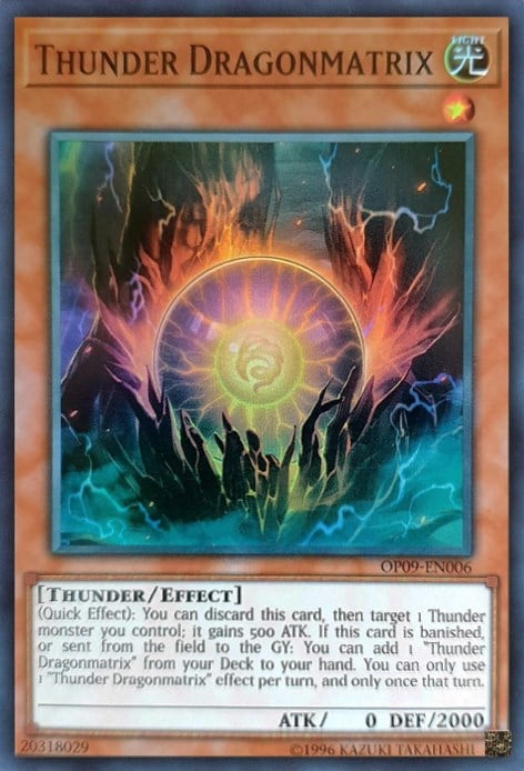 OP09-006 · Matricedrago del Tuono / Thunder Dragonmatrix SR (ITA)