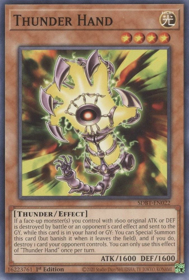 SDBT-022 · Mano di Tuono / Thunder Hand (ITA)