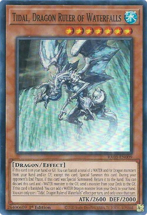 RA03-009 · Tidal, Drago Sovrano delle Cascate / Tidal, Dragon Ruler of Waterfalls SR (ITA)