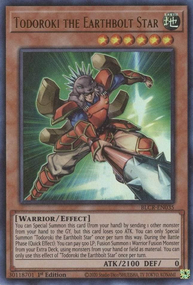BLCR-035 · Todoroki the Earthbolt Star UR (ITA)
