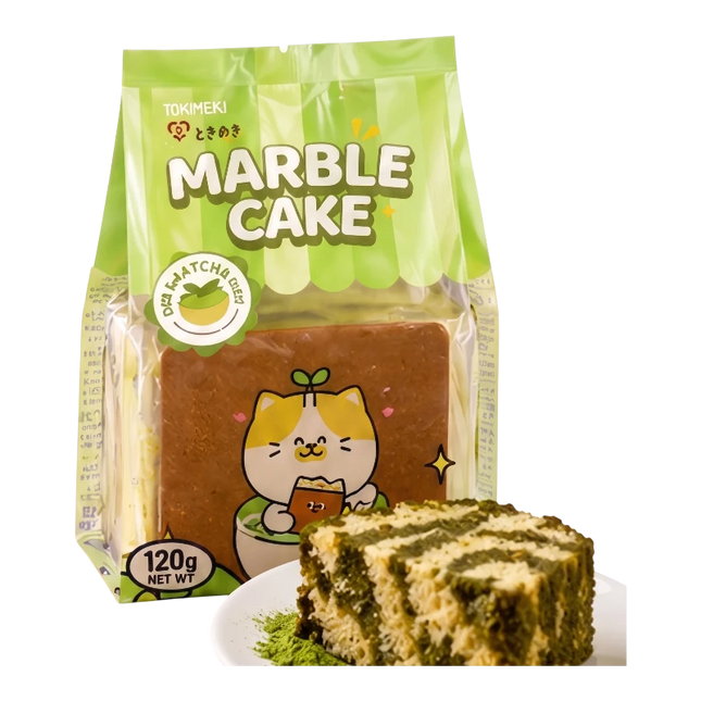 Tokimeki Marble Cake Matcha – Torta Marmorizzata al Tè Verde Matcha