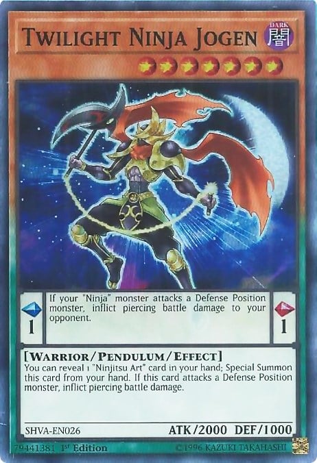 SHVA-026 · Jogen Ninja del Crepuscolo / Twilight Ninja Jogen SR (ITA)