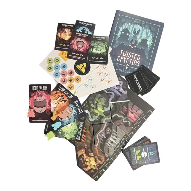 Twisted Cryptids – Gioco da Tavolo Strategico di Carte