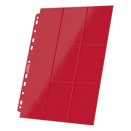 Ultimate Guard 18-Pocket Pages Side-Loading (10) - Red