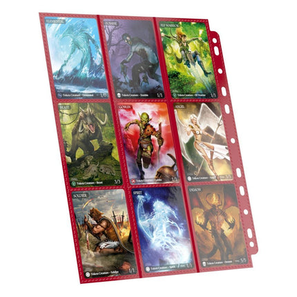 Ultimate Guard 18-Pocket Pages Side-Loading (10) - Red