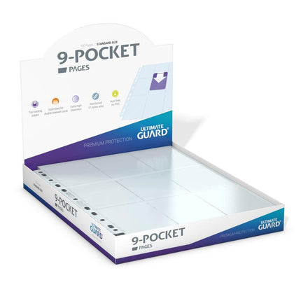Ultimate Guard 9-Pocket Pages Top-Loading - Transparent (100) - Raccoglitori carte & pagine Ultimate Guard