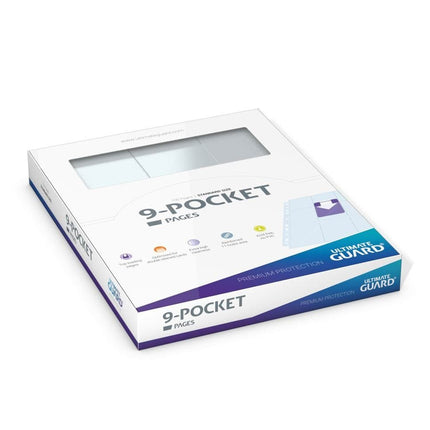 Ultimate Guard 9-Pocket Pages Top-Loading - Transparent (100) - Raccoglitori carte & pagine Ultimate Guard