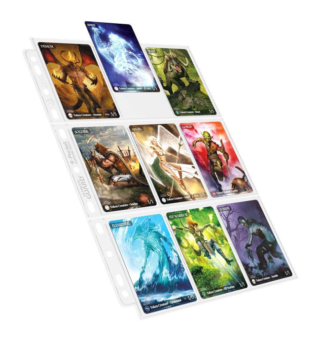 Ultimate Guard 9-Pocket Pages Top-Loading - Transparent (100) - Raccoglitori carte & pagine Ultimate Guard