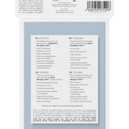 Ultimate Guard Board Game Sleeves (90) - Dixit and more 2