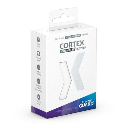 Guard Cortex Sleeves Matte Standard Size (100) - White