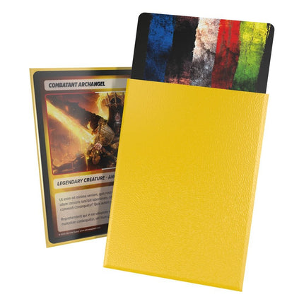 Guard Cortex Sleeves Matte Standard Size (100) - Yellow