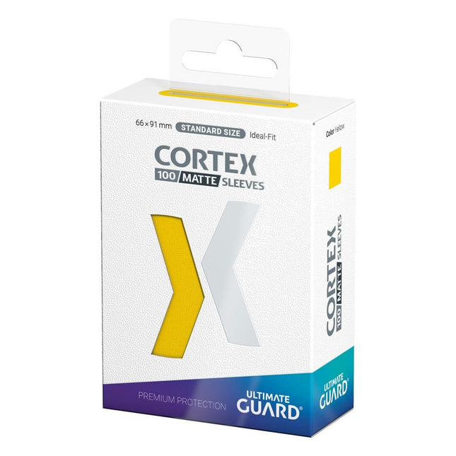 Guard Cortex Sleeves Matte Standard Size (100) - Yellow