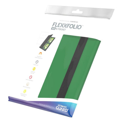 Ultimate Guard Flexxfolio 160 8-Pocket - Green - Album per carte Ultimate Guard