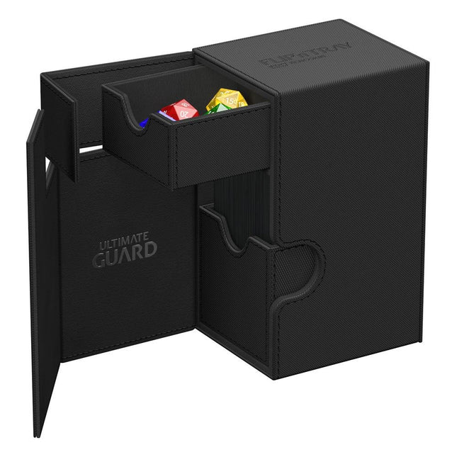 Ultimate Guard Flip'n'Tray 80+ Xenoskin - Black Card Box