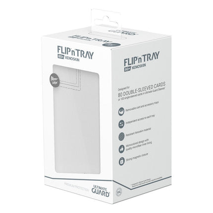 Ultimate Guard Flip'n'Tray 80+ Xenoskin - White Card Box