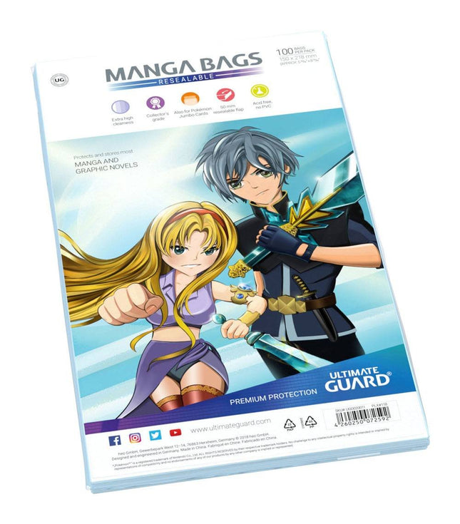 Manga Bags Ultimate Guard Resealable (100)