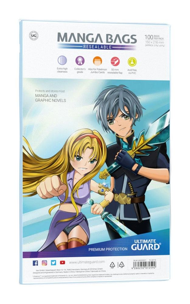 Manga Bags Ultimate Guard Resealable (100)