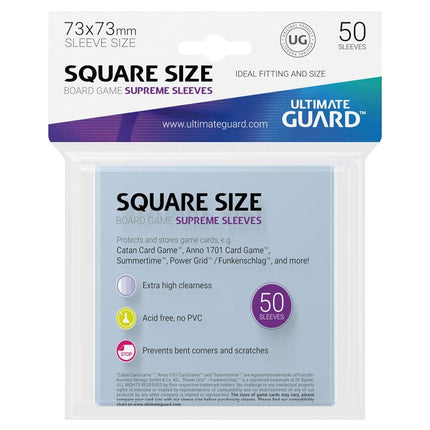 Ultimate Guard Supreme Sleeves for Board Game Cards Square (50)