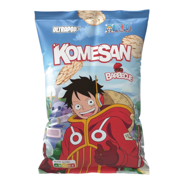 Ultra Pop Komesan Barbecue Luffy One Piece – Chips di Riso BBQ