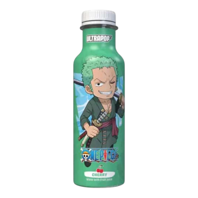 Ultra Pop One Piece Zoro Chibi – Bevanda alla Ciliegia 330ml