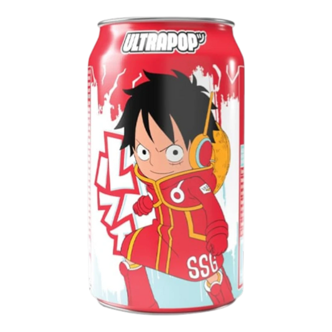 UltraPop One Piece Luffy Soda Limonata alla Fragola 330ml