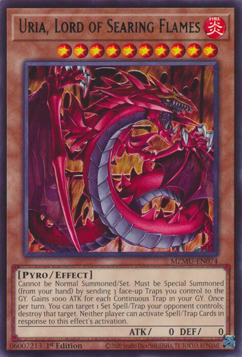 MZMU-074 · Uria, Signore delle Fiamme Ardenti / Uria, Lord of Searing Flames R (ENG)