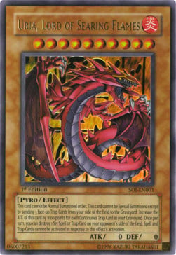 SOI-001 · Uria, Signore delle Fiamme Ardenti / Uria, Lord of Searing Flames UR (ITA)