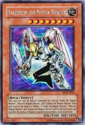 WC4-001sec · Valkyrion Guerriero Magnetico / Valkyrion the Magna Warrior SCR (ITA)